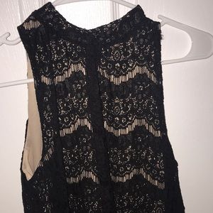 Black boutique blouse